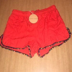 NWT FOREVER 21 POM POM SHORTS